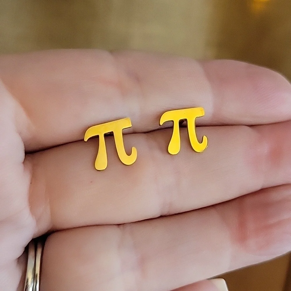 PI DAY STUD EARRINGS, Choice of Color